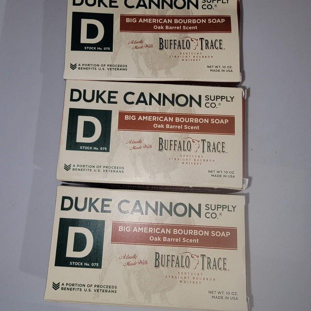 Duke Cannon Bourbon Soap Trio